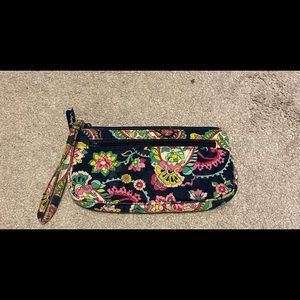 floral patterned wristlet